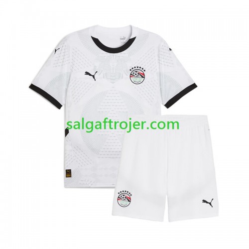 Egypten Fodboldtrøjer Børn Udebanesæt 2024/25 Kort ærmer Egypten Fodboldtrøjer Børn Udebanesæt 2024/25 Kort ærmer